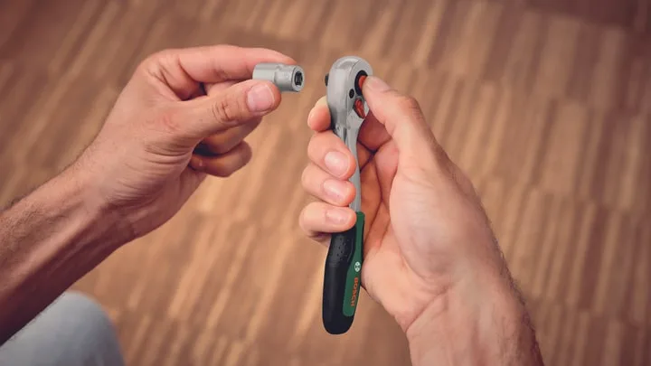 Ключ-тріскачка Bosch, 1/4", 72 зубця