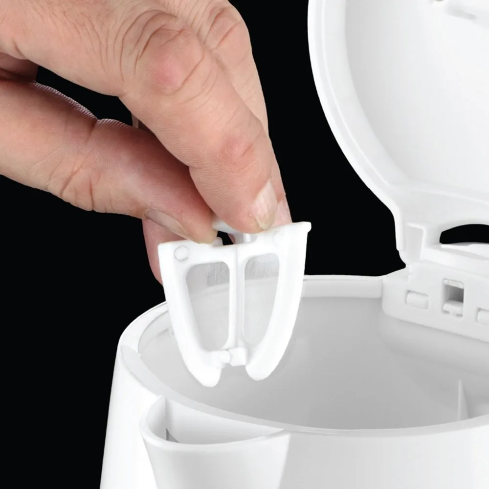 Електричний чайник Russell Hobbs Travel 0.85л, пластиковий, білий.