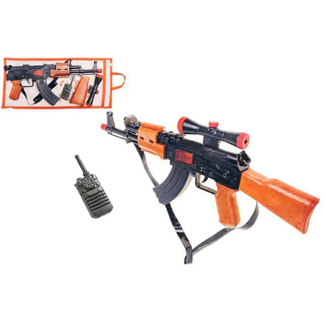 Игрушечный автомат Golden Gun пластик 45,5х14х3 см цветной