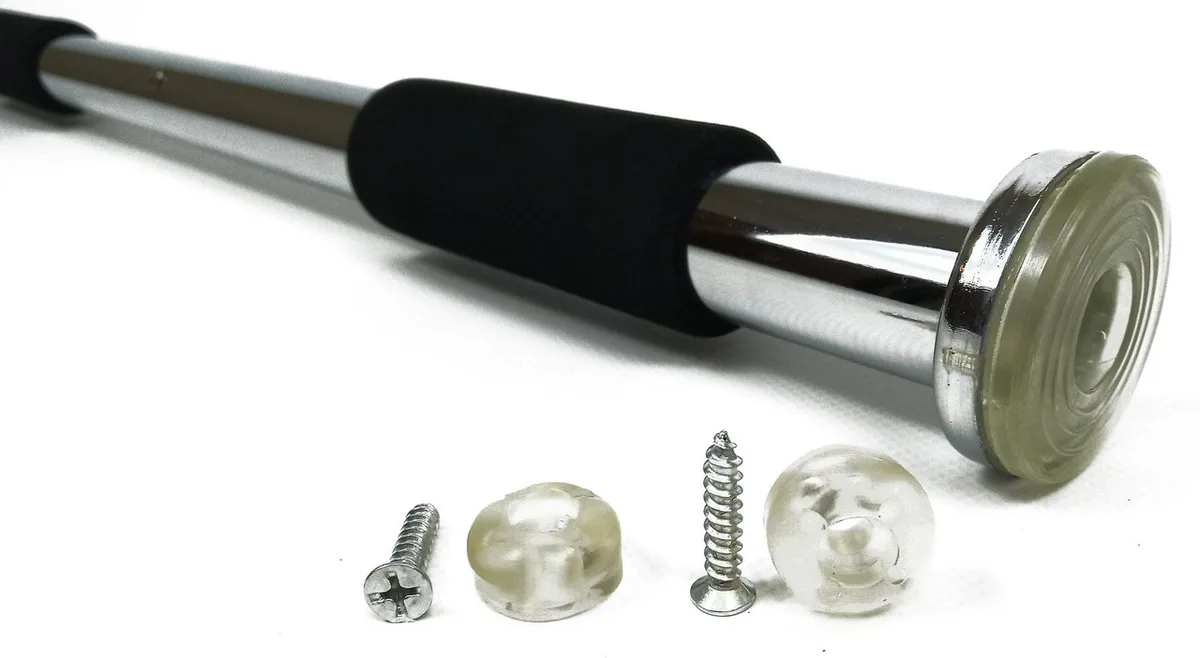 Розсувний турнік EasyFit сталь 63-100 см Хром