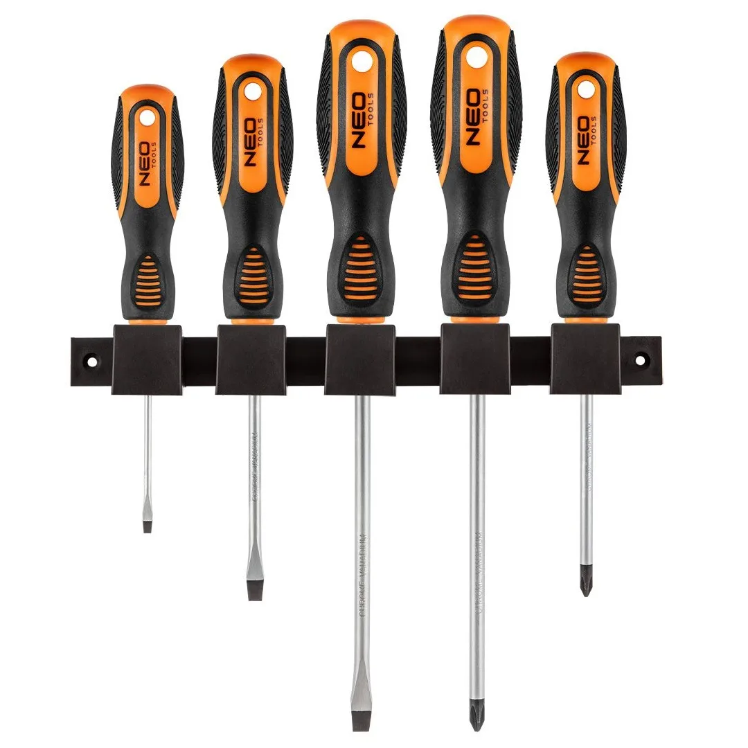 Набір викруток Neo Tools SL, PH, сталь CrV, 5 штук.