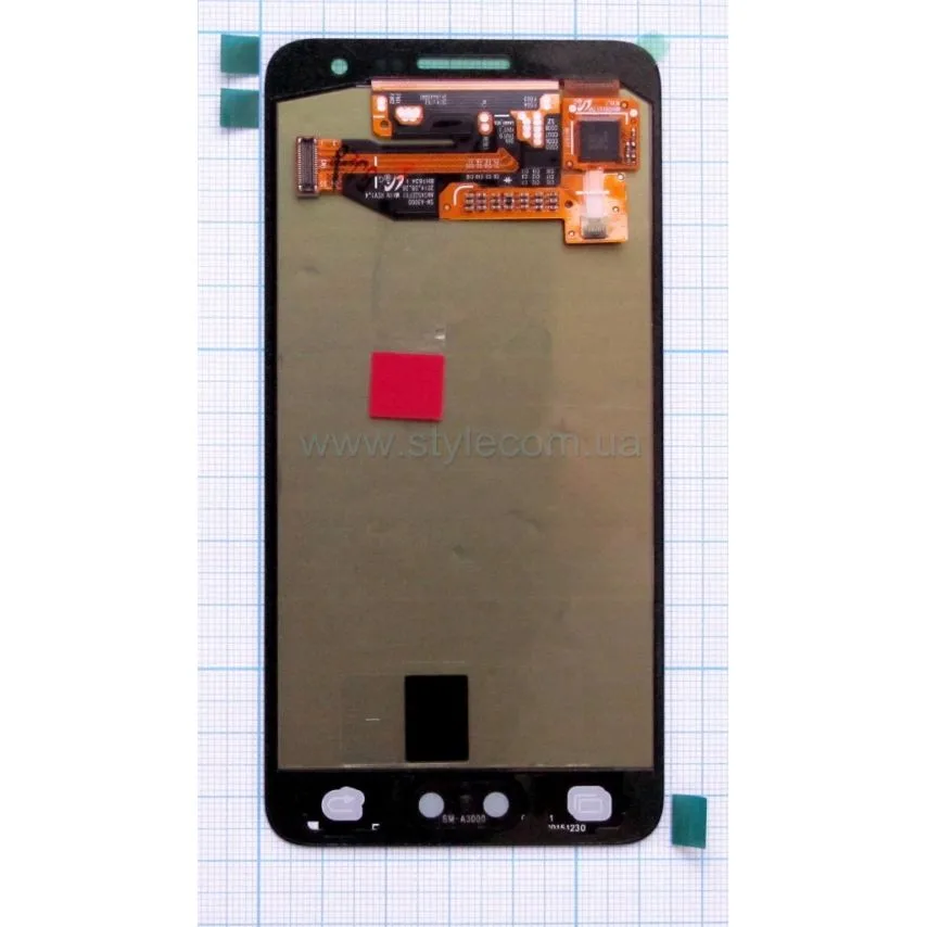 Дисплей AMOLED для Samsung A3 4,7 дюйма срібний з сенсорним екраном Service Original