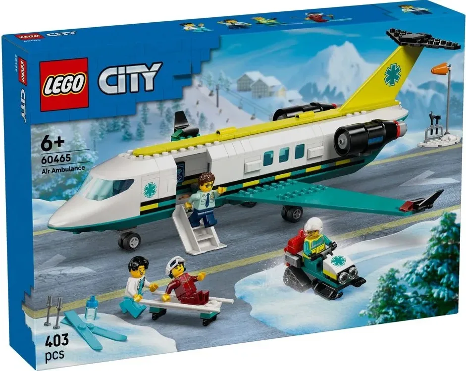 Конструктор LEGO City літак 403 деталей різнокольоровий