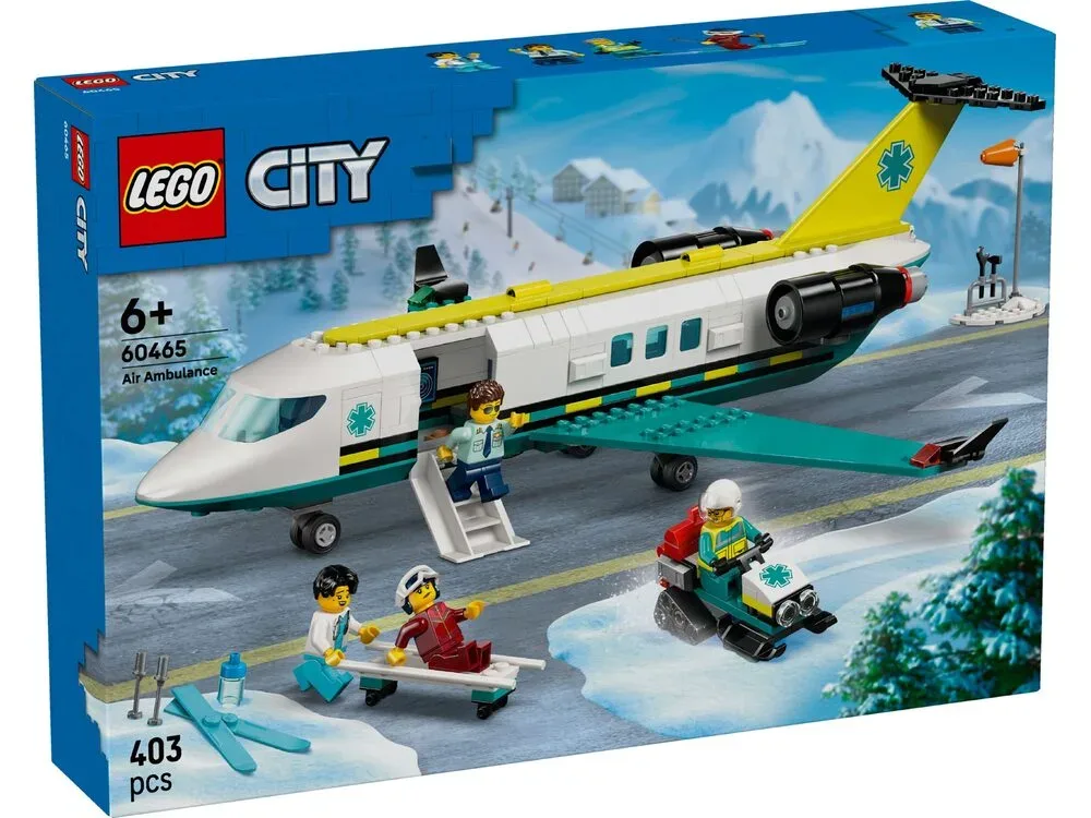 Конструктор LEGO City самолет 403 деталей разноцветный