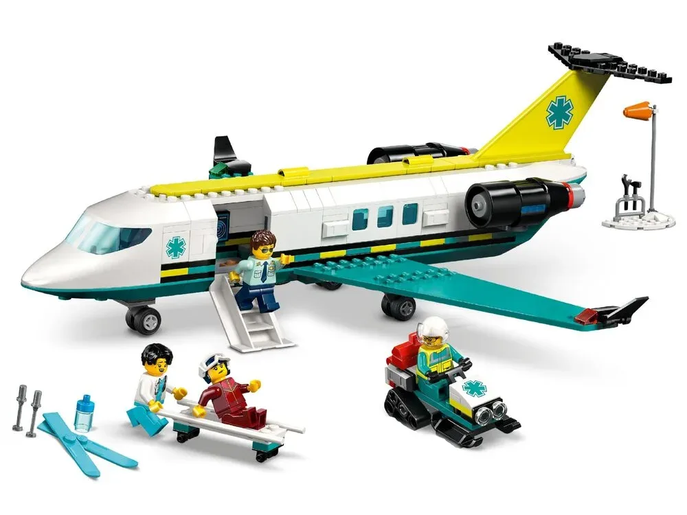 Конструктор LEGO City самолет 403 деталей разноцветный