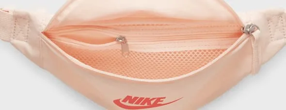 Сумка на пояс NIKE поліестер S бежевий 28x8x13 см 1 л