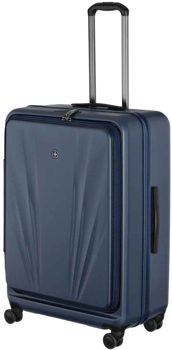 Чемодан Wenger Skyon Hardside Large, большой, поликарбонат, TSA, 4 колеса, расширение, темно-синий