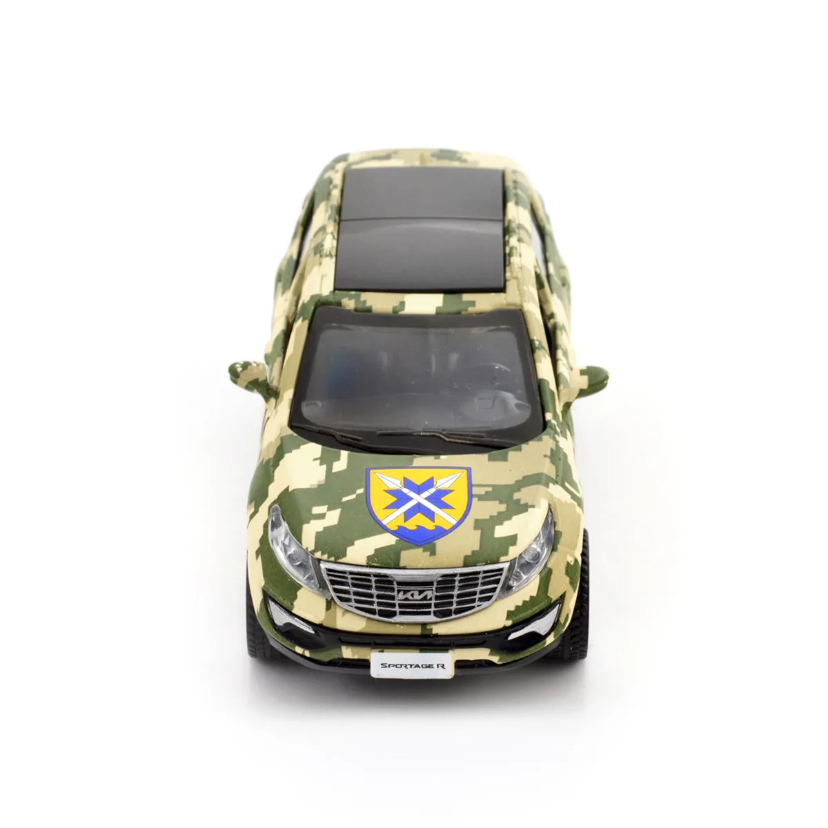 Автомодель TechnoDrive метал 11,5х5х4,4 см Шеврони Героїв
