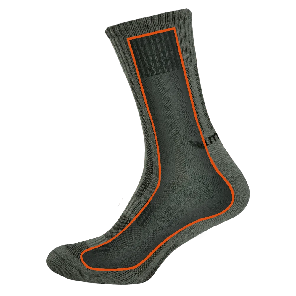 Трекінгові шкарпетки Camotec олива 39-42