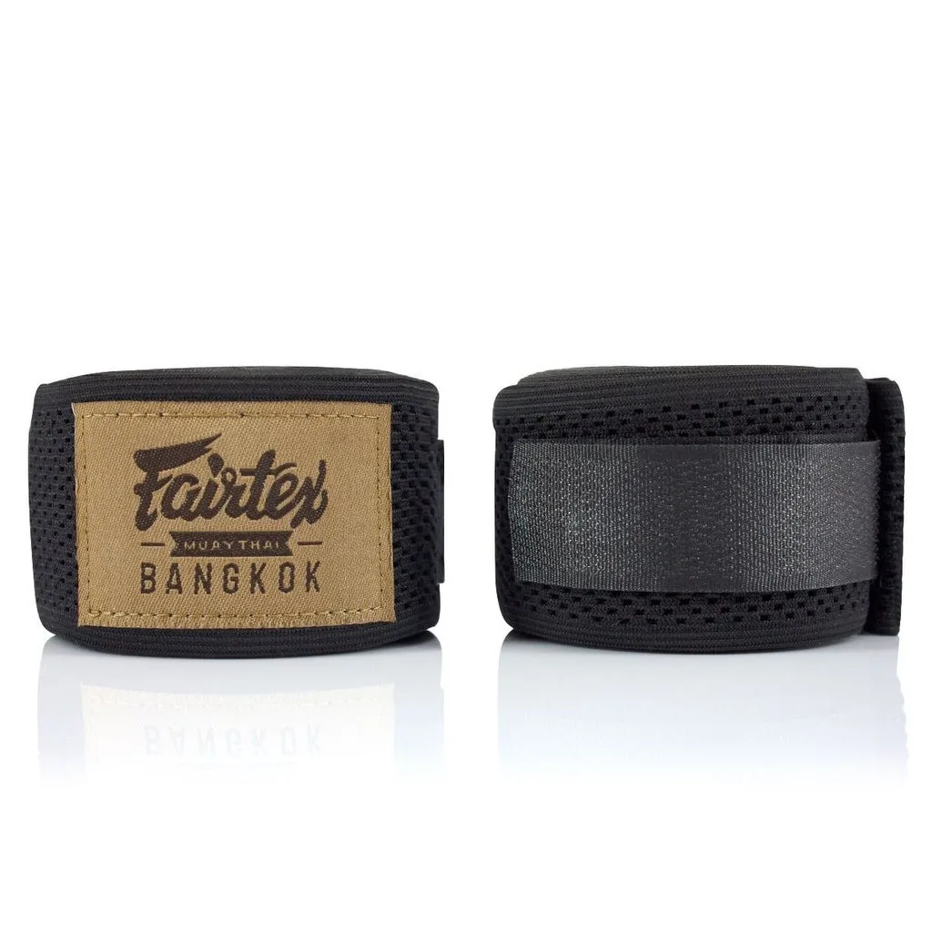 Бинти для боксу Fairtex еластичні 450 см чорні