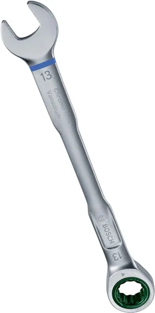 Комбинированные ключи Bosch хром-ванадиевая сталь 6-19 мм набор 8 шт