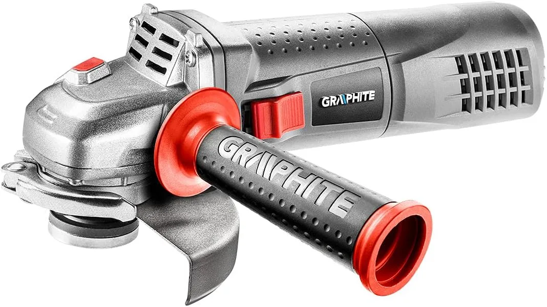 Шліфмашина кутова GRAPHITE 125мм 900Вт для шліфування і різання матеріалів легка 1.8кг