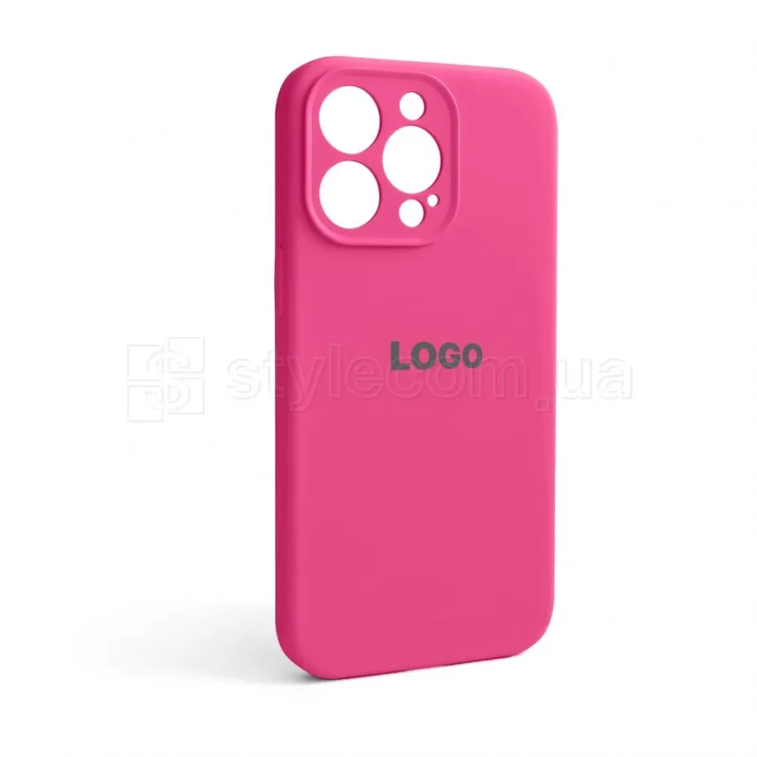 Чохол Silicone Case для Apple iPhone 13 Pro силіконовий  закрита камера рожевий