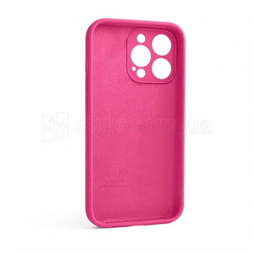Чохол Silicone Case для Apple iPhone 13 Pro силіконовий  закрита камера рожевий