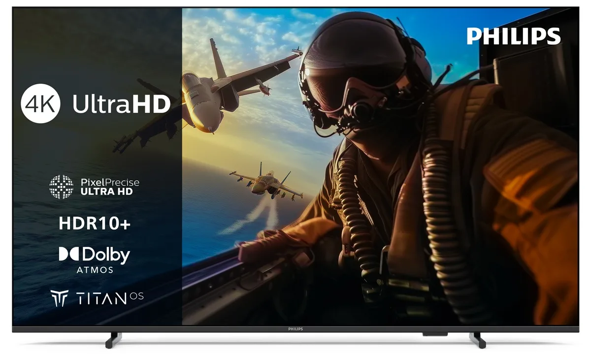 LED телевізор Philips 43 дюйми UHD 4K чорний