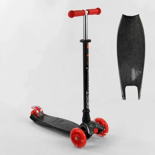 Самокат Best Scooter пластиковый с 4 колесами PU для детей.