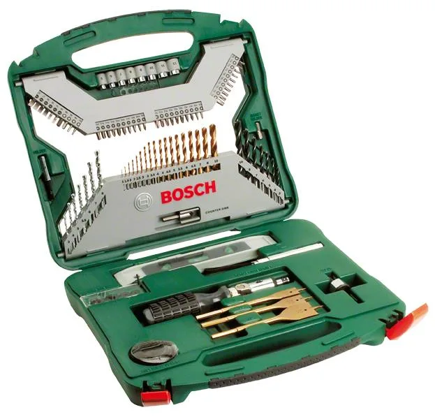 Набір свердел і біт Bosch Professional X-LINE 100шт для ремонту і будівництва біти і свердла