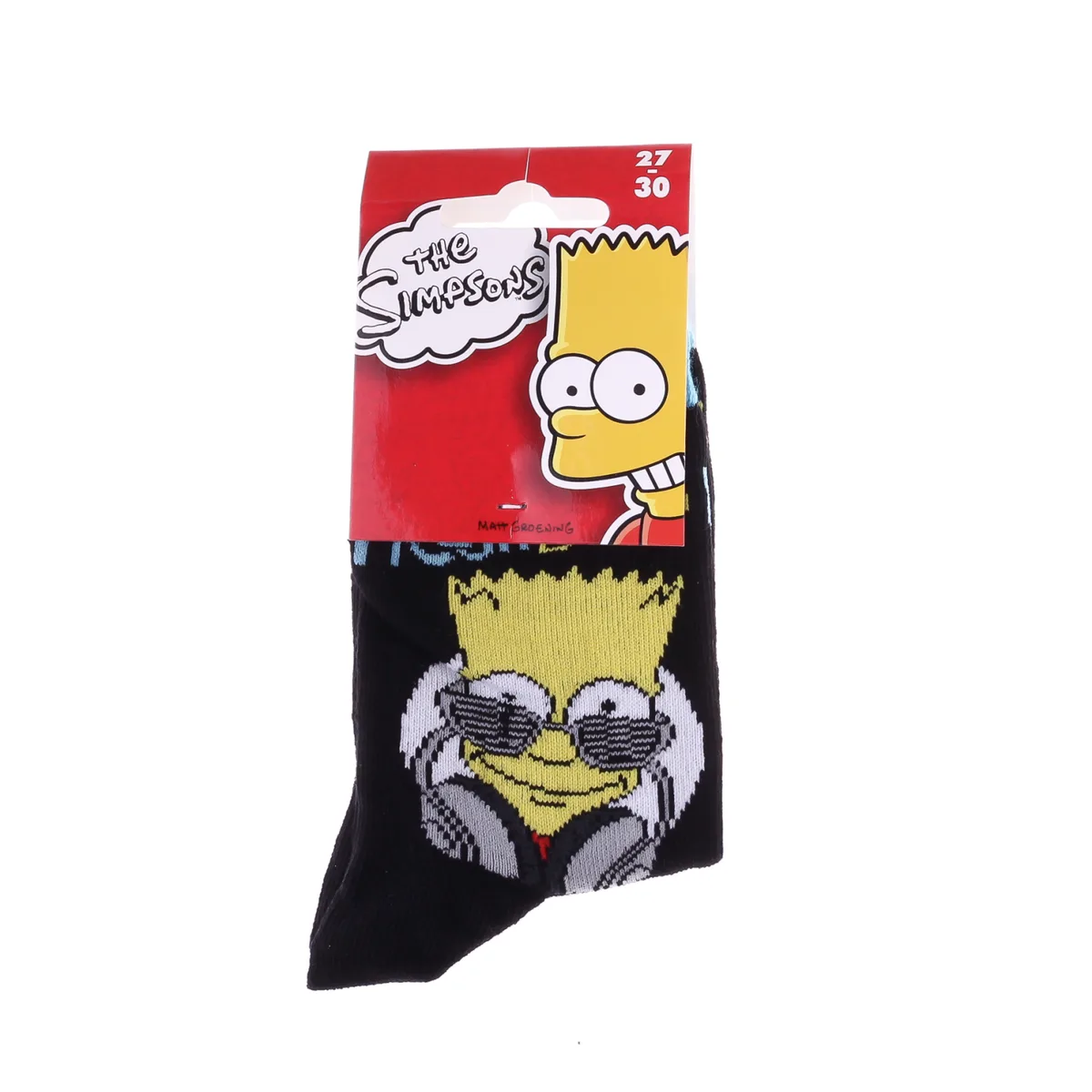 Шкарпетки SIMPSON бавовна 27-30 чорні