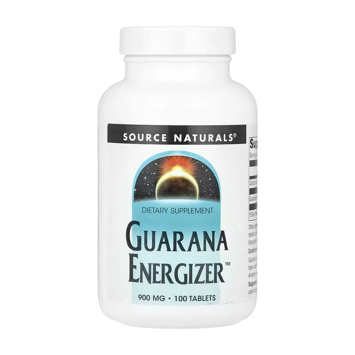 Гуарана Енергайзер Source Naturals 900 мг 100 таблеток