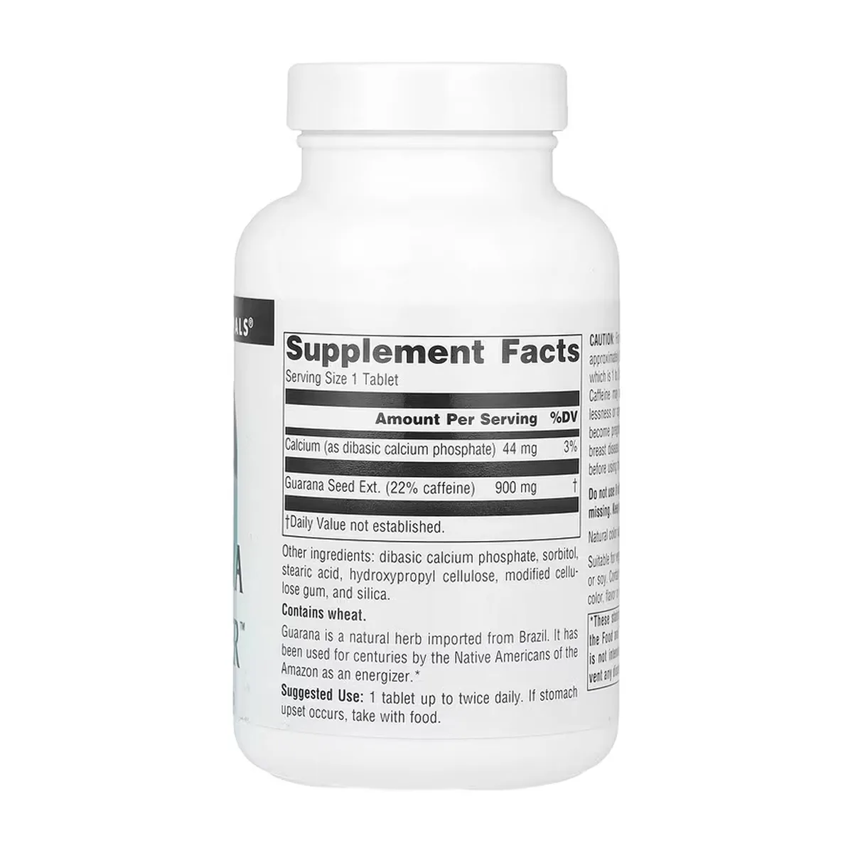 Гуарана Енергайзер Source Naturals 900 мг 100 таблеток