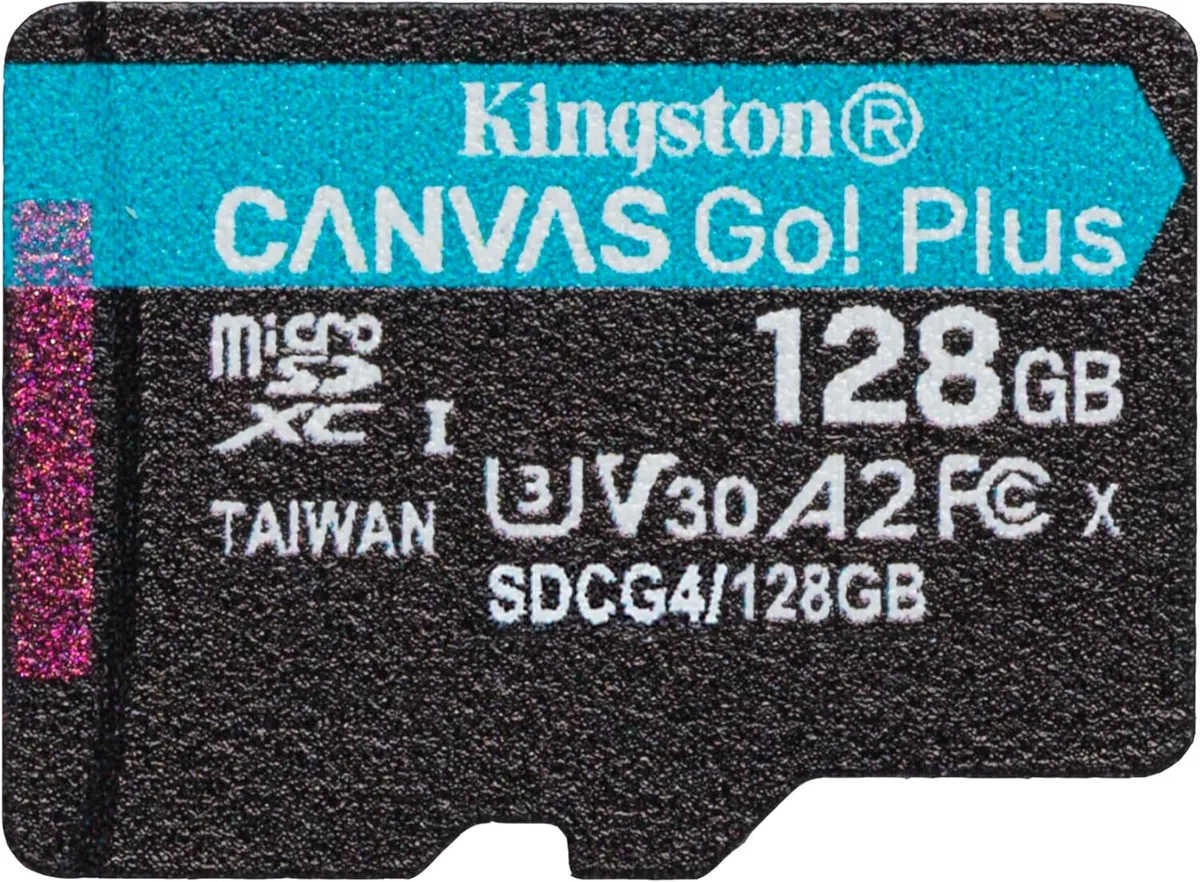 Карта пам'яті Kingston microSD 128GB C10 UHS-I U3 V30 R200/W100MB/s