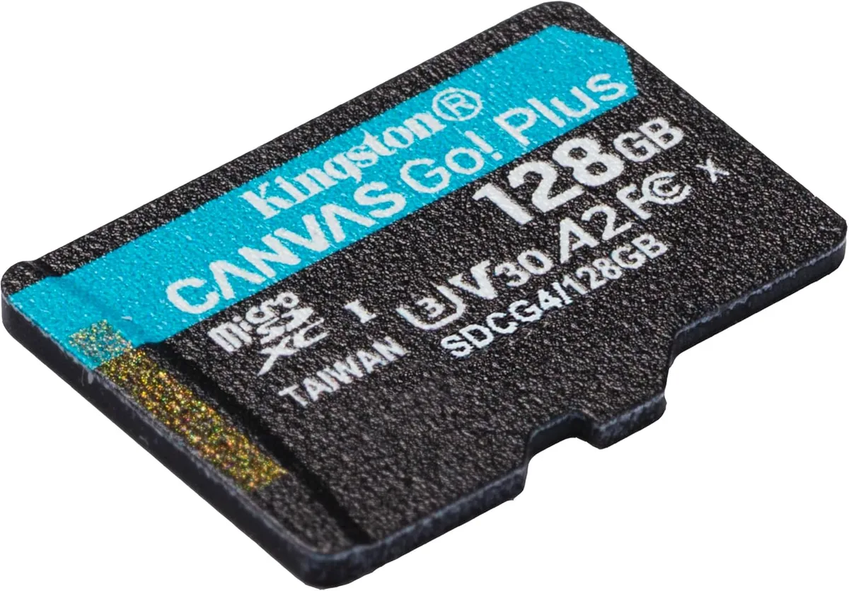 Карта пам'яті Kingston microSD 128GB C10 UHS-I U3 V30 R200/W100MB/s