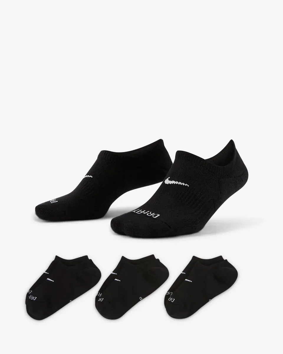 Шкарпетки NIKE поліестер бавовна 38-42 чорні жінки