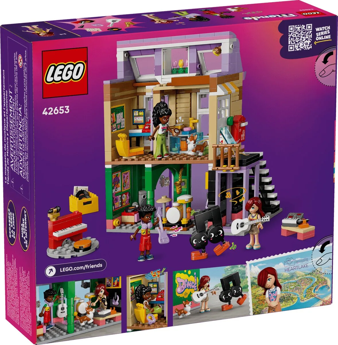 Конструктор LEGO Friends 42653 музичні інструменти різнокольоровий