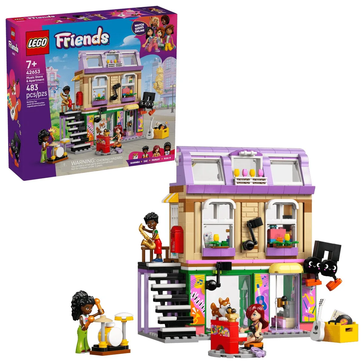 Конструктор LEGO Friends 42653 музичні інструменти різнокольоровий