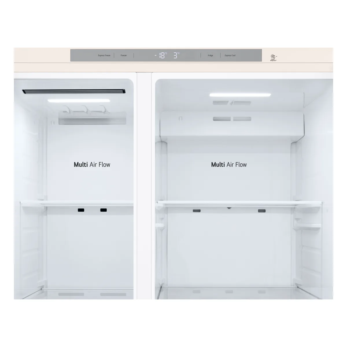 Холодильник LG Side-by-Side 664 л бежевый E No Frost