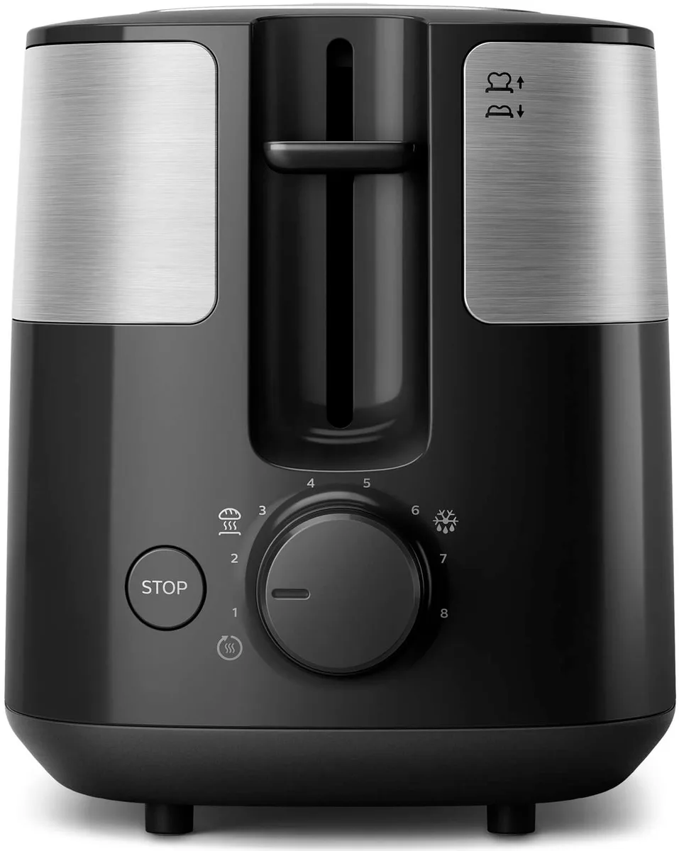 Тостер Philips 830 Вт пластик метал 20х28х17,5 см чорний