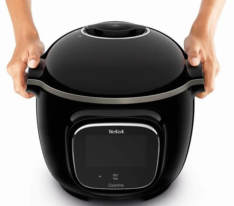 Мультифункційний кухонний прилад Tefal Cook4me Touch, 1600Вт, ємність 6л, сенсорне управління, 13 режимів, метал/пластик, чорний.