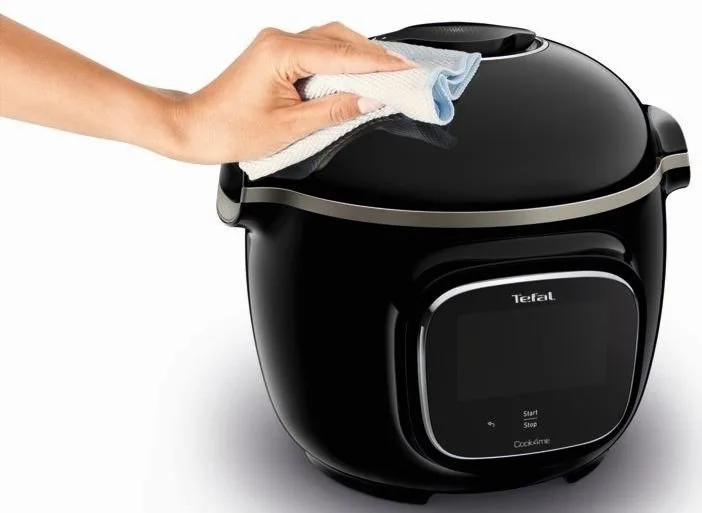 Мультифункційний кухонний прилад Tefal Cook4me Touch, 1600Вт, ємність 6л, сенсорне управління, 13 режимів, метал/пластик, чорний.