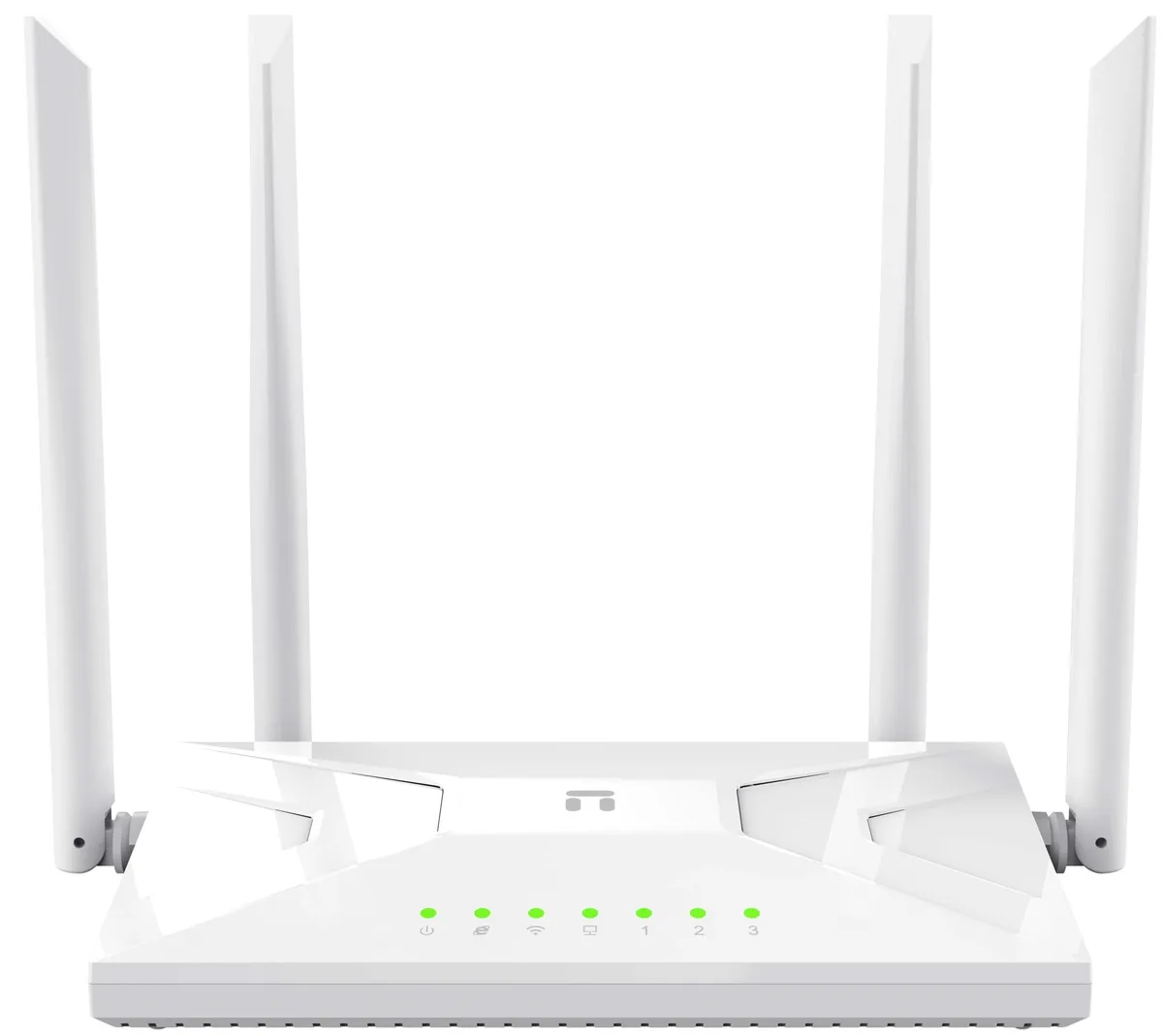 Маршрутизатор Netis Wi-Fi 5 AC1200 4 антени 3 порти LAN 1 порт WAN чорний