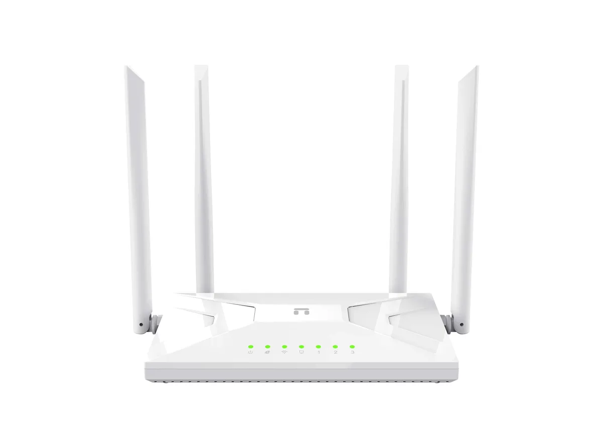 Маршрутизатор Netis Wi-Fi 5 AC1200 4 антени 3 порти LAN 1 порт WAN чорний