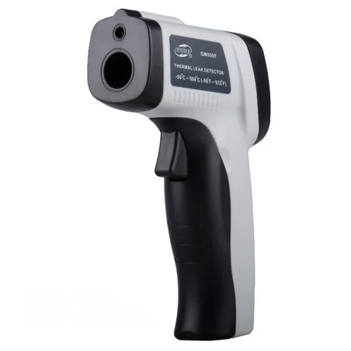 Інфрачервоний термометр Benetech GM550F -50-500°C пиловологозахищений 12:1 чорний