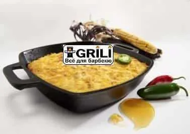 Чавунна сковорода-гриль Broil King 24 см чорна