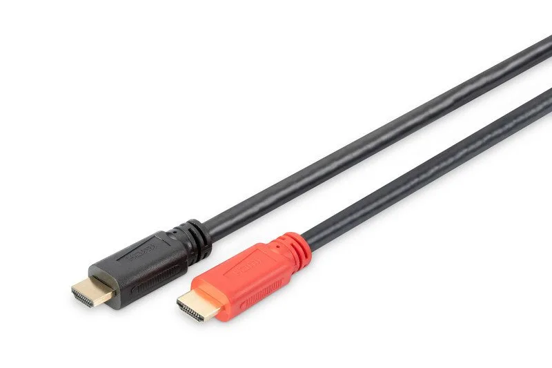 Кабель DIGITUS HDMI (M/M), High speed, активний, 15м, чорний