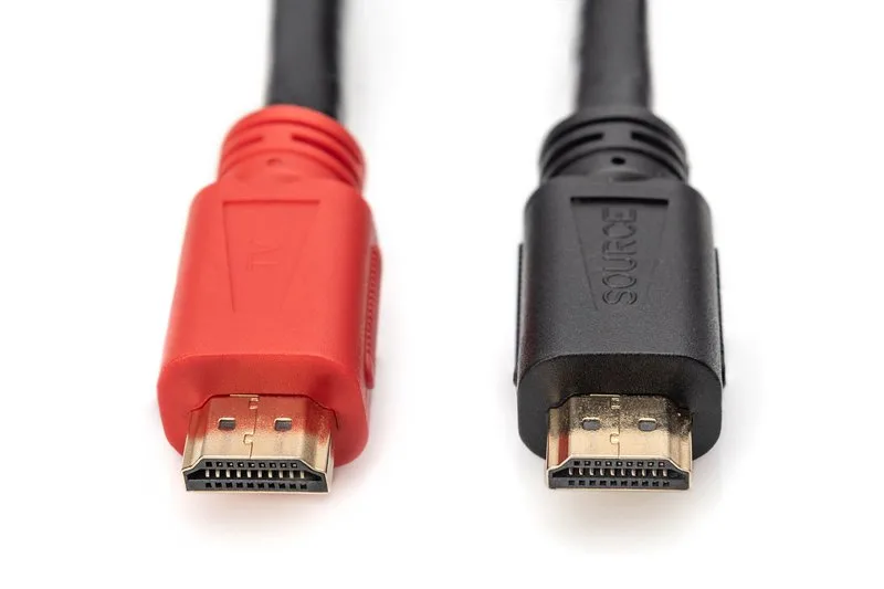 Кабель DIGITUS HDMI (M/M), High speed, активний, 15м, чорний