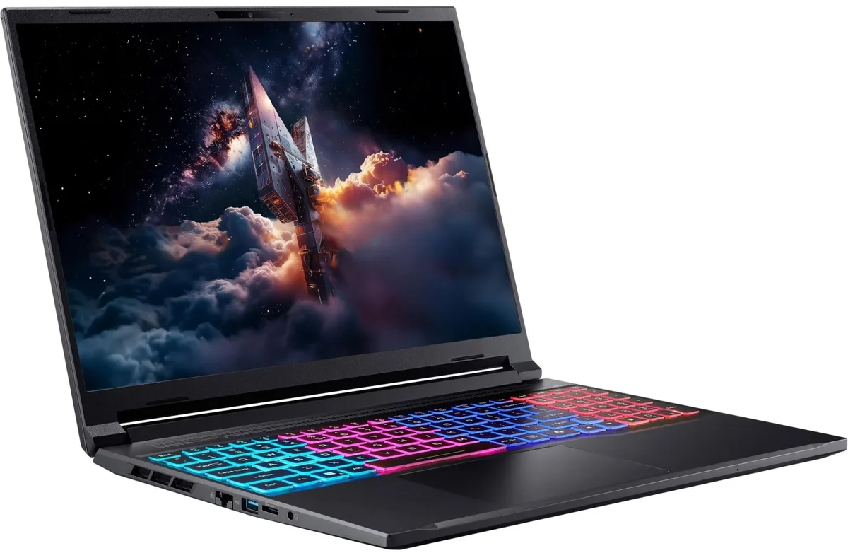 Ноутбук Acer Nitro V 16S ANV16S-61 16" WQXGA IPS, AMD R9-365, 32GB, F2TB, NVD5070-8, Lin, чорний