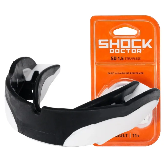 Капа Shock Doctor термопластик доросла 11+ чорна