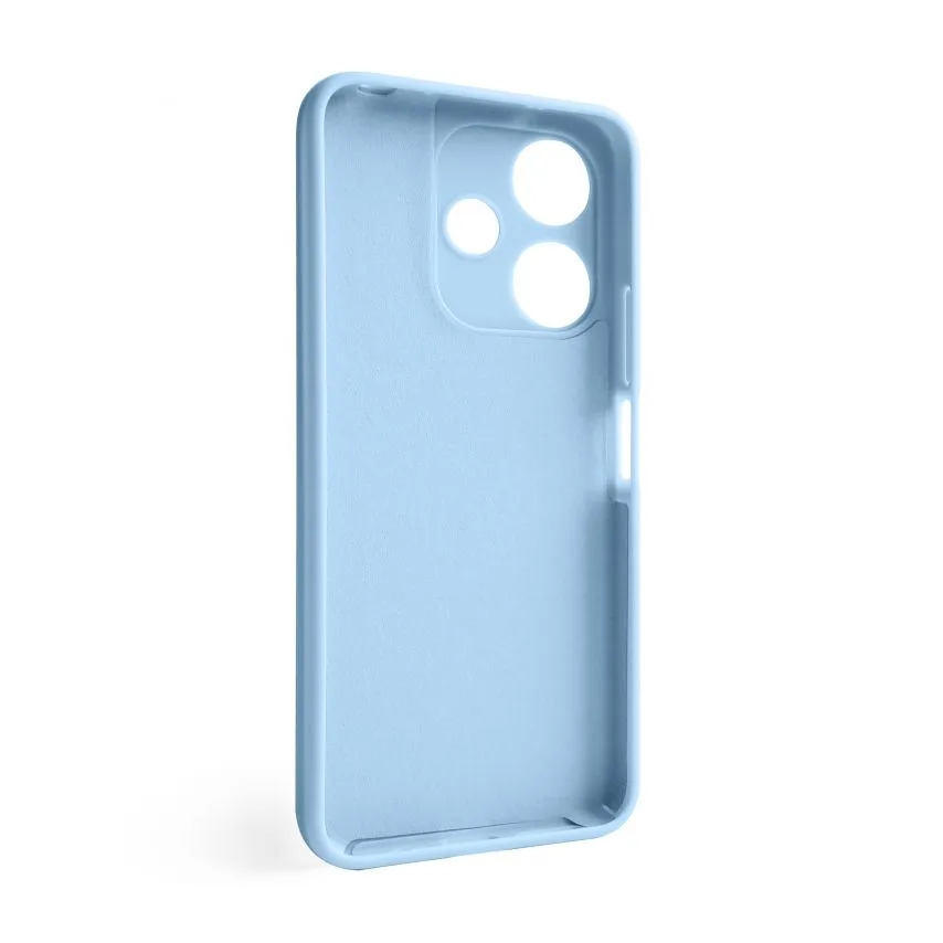 Чохол силіконовий для Xiaomi Redmi 13  блакитний