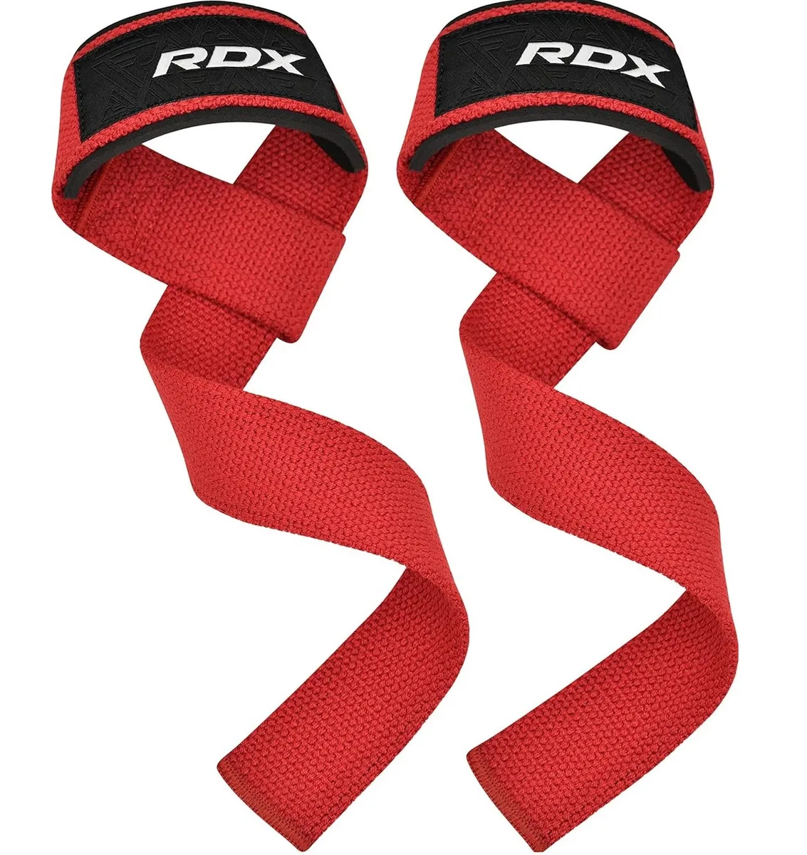 Лямки для тяги RDX Inc Бавовна 20,5х1,5 см Червоні