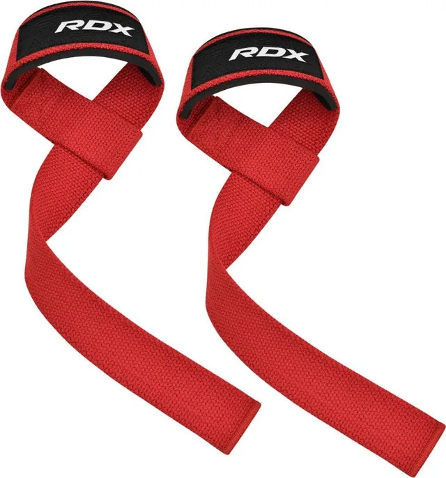Лямки для тяги RDX Inc Бавовна 20,5х1,5 см Червоні