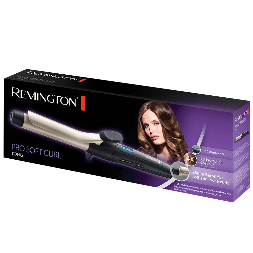 Плойка Remington Soft Curl 300 Вт 25 мм 130-220°C дисплей кераміка чорна