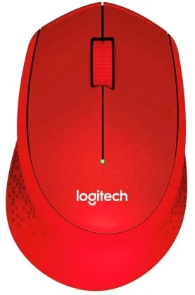Миша Logitech бездротова оптична середня червона 1000 dpi
