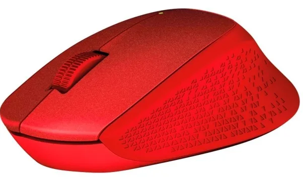 Миша Logitech бездротова оптична середня червона 1000 dpi
