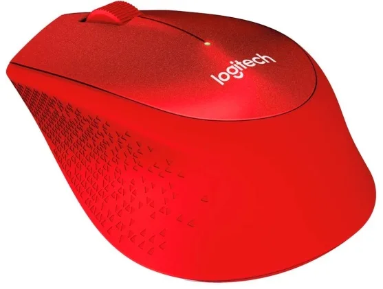 Миша Logitech бездротова оптична середня червона 1000 dpi