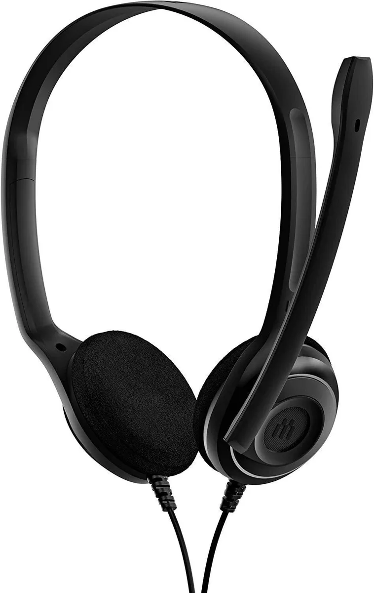 Компьютерная гарнитура стерео On-Ear EPOS PC 8 Chat, USB, однонаправленный, 2м, Черный