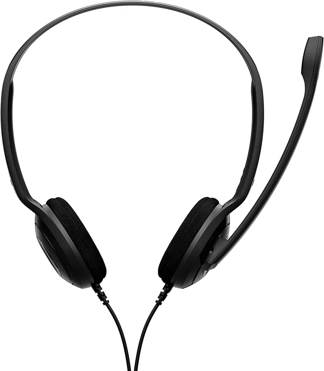 Компьютерная гарнитура стерео On-Ear EPOS PC 8 Chat, USB, однонаправленный, 2м, Черный